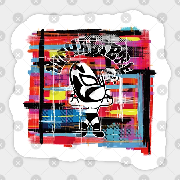 LUCHADOR#25 Sticker by RK58